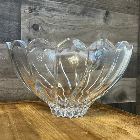 Mikasa Crystal Large Bowl