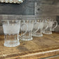 Vintage Set of 4 Crystal Clear Industries Athens Mugs - Coffee Mugs - Irish Coffee Glasses