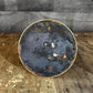 Vintage Brass Candlestick Holder with Glass Hurricane