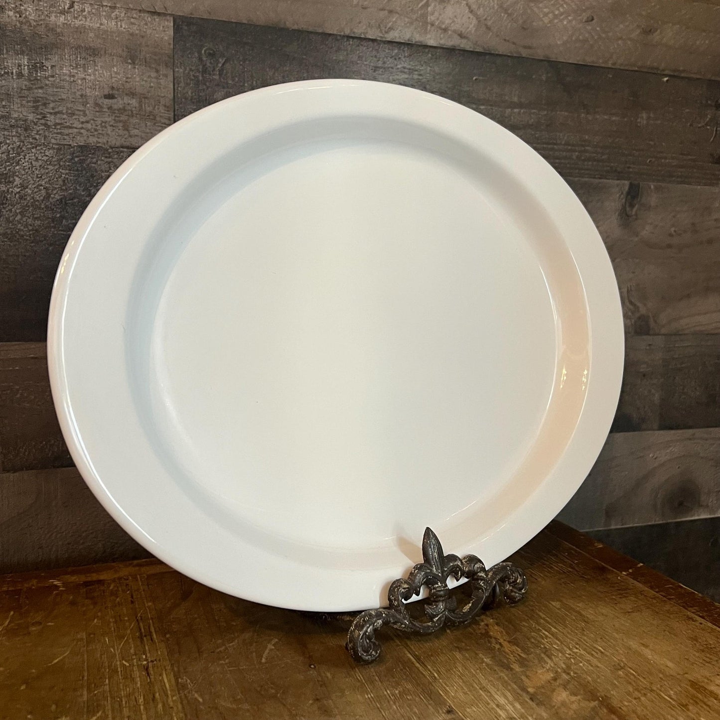 Vintage Hall Pottery White Oval Serving Tray Platter