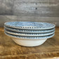 Vintage Royal USA Currier and Ives Blue Bowls - Fruit Bowls - Dessert Bowls - Cereal Bowls - Set of 4