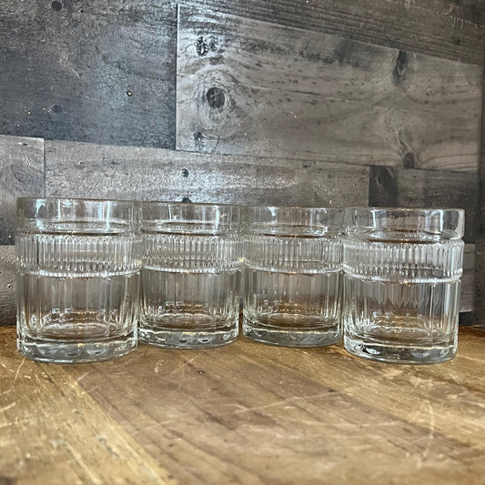 Anchor Hocking Annapolis Double Old Fashioned Rocks Glasses - Set of 4
