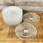 Mikasa crystal Royal suite pattern brunch plates