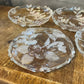 Vintage Mikasa Blossom Time set of 4 coupe plates