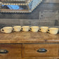 Pfaltzgraff Village pattern vintage teacups - mugs - set of 6