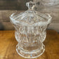 Royal Limited crystal biscuit barrel - lidded jar canister