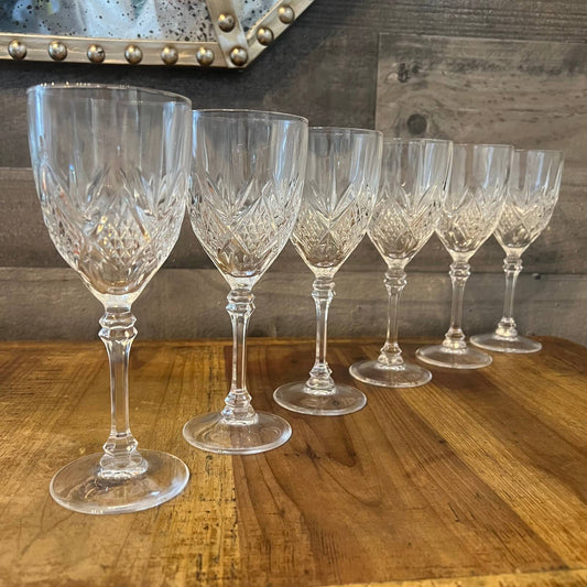 Cristal D Arques Fontenay Crystal Wine Glasses - Set of 6