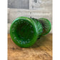 Vintage emerald green Inarco spiral rib vase - made in the USA