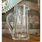 Tall MCM glass pitcher