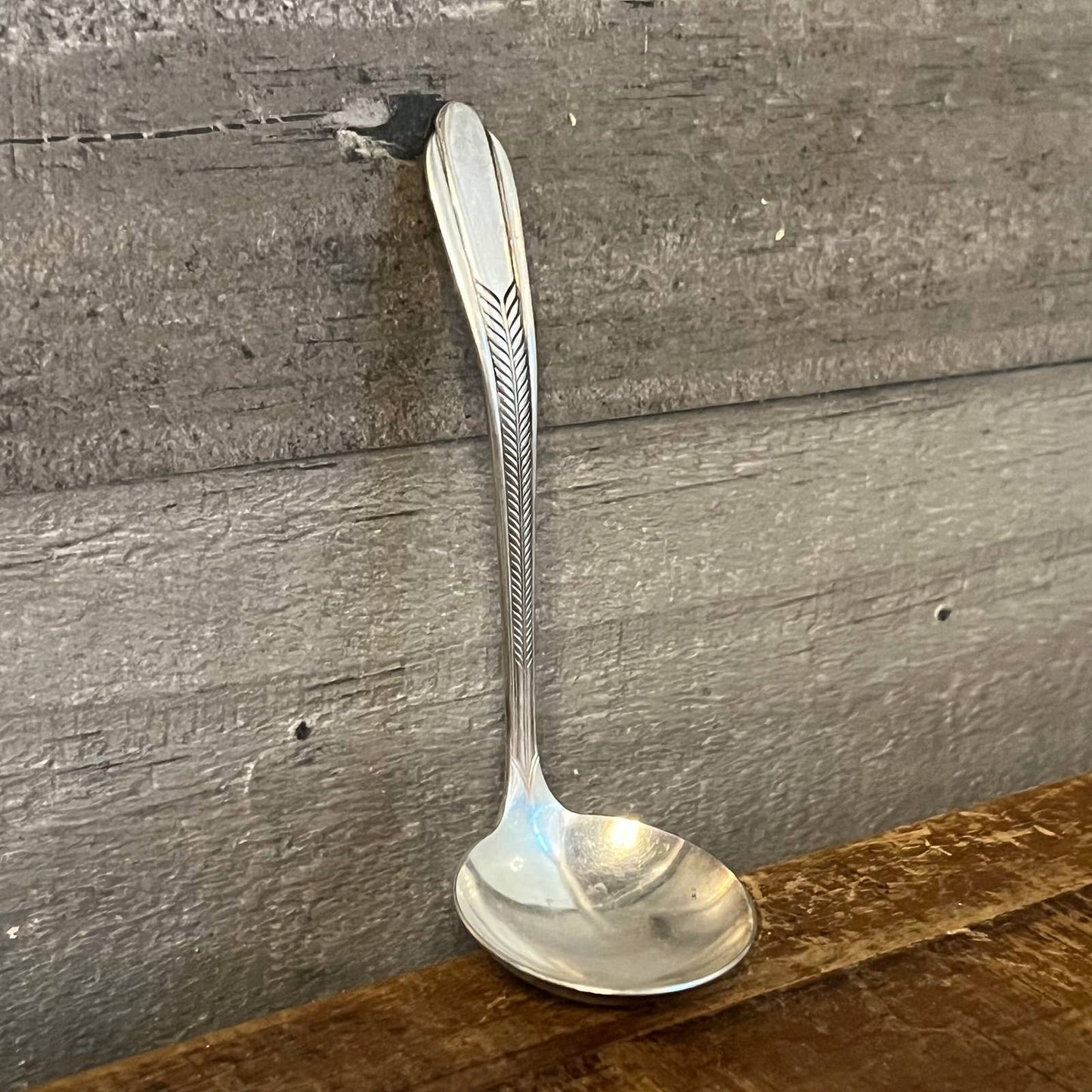 Vintage National Silver Co silver plated ladle