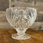 Vintage Gorham Crystal Cherrywood Clear pattern pedestal bowl