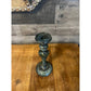 Green marble candlestick holder