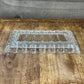 Rectangular crystal trinket tray