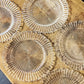Mikasa crystal Royal suite pattern brunch plates