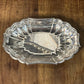 Newport Gorham silverplated scallop rim oval tray