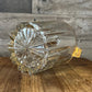 Crystal gold handled rim ice bucket - bottle holder