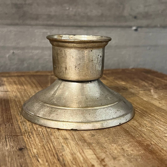 Vintage Leonard Silverplate candlestick holder