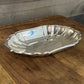 Newport Gorham silverplated scallop rim oval tray