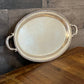 Vintage Ronson silverplated handled oval tray