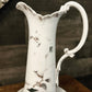 Antique Weimar Germany porcelain pitcher - ever - jug with large ornate handle - water pitcher - drink pitcher - teapot - coffee pot