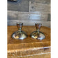 Vintage Oneida silver plated candlestick holders - pair