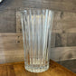 Cristal D’Arques Athena ribbed crystal flared vase