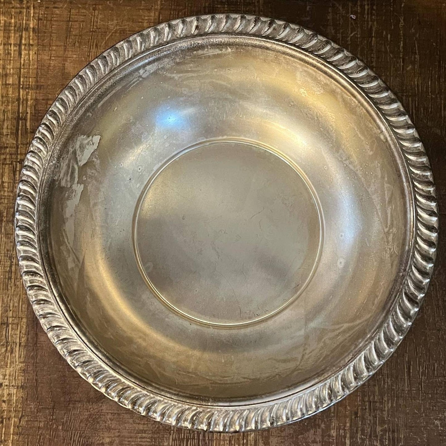 Vintage Eales 1779 silver plated bowl