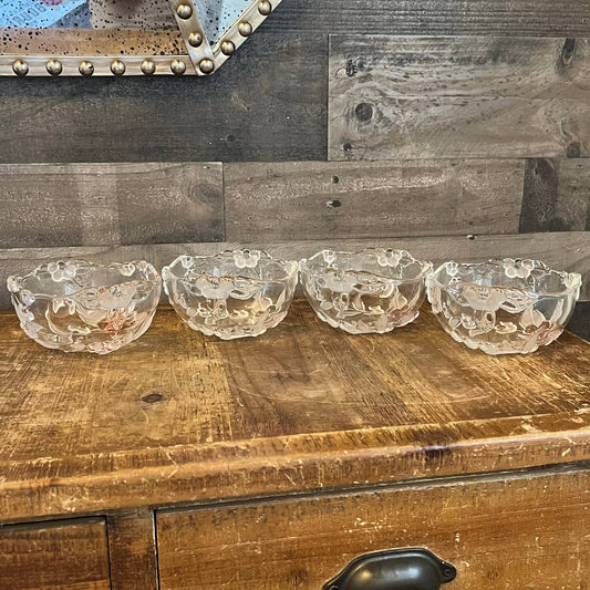 Vintage Mikasa Cherry Blossom Time bowls - set of 4