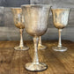 Vintage Salem silverplate goblets - set of 4