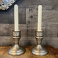 Vintage FB Rogers Provincetown Pewterlite pewter candlestick holders - pair