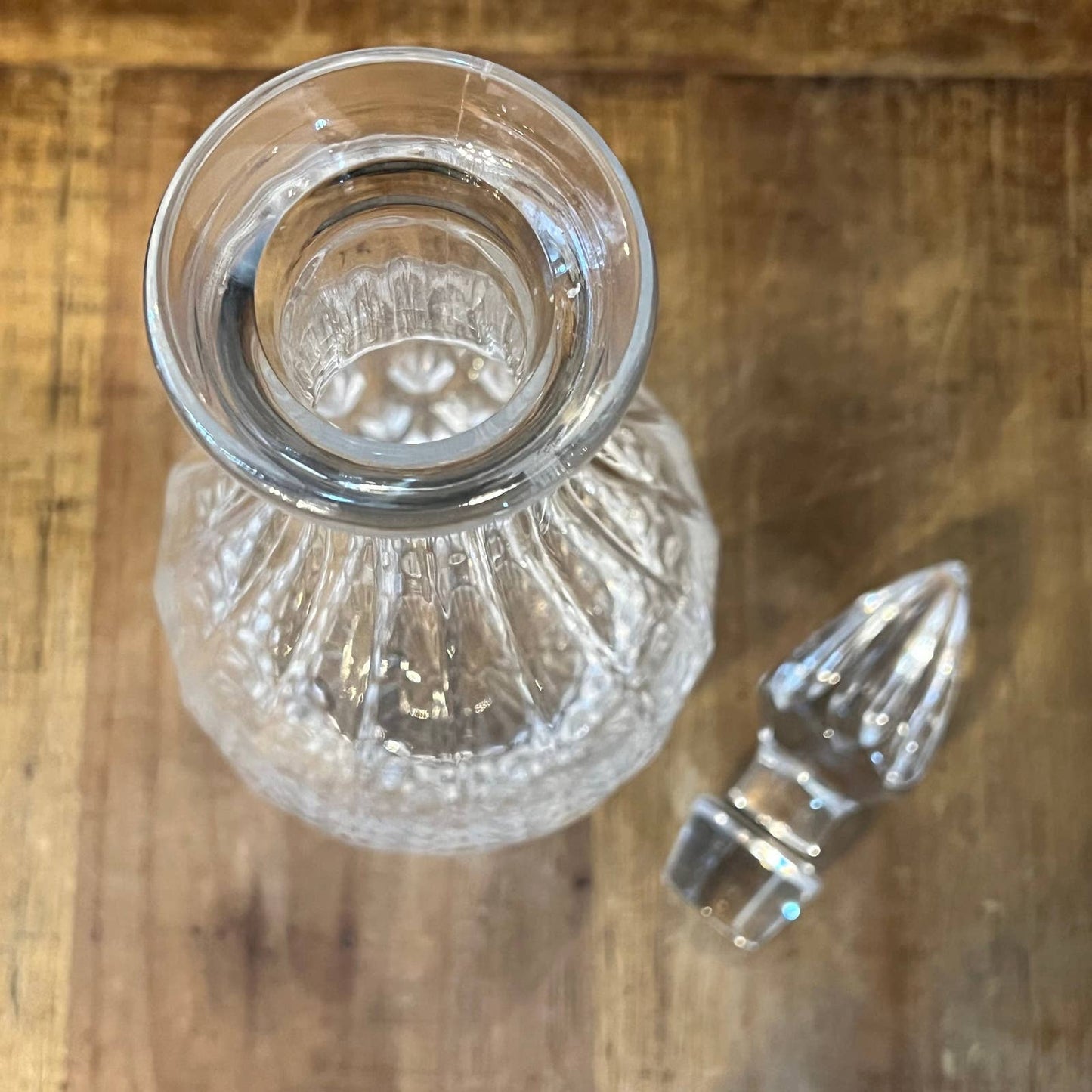 Cristal D’Arques Durand Bretagne crystal decanter and stopper