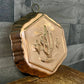 Vintage copper cactus wall hanging mold