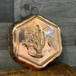 Vintage copper cactus wall hanging mold