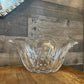 Lenox crystal Island Breeze pattern oval scallop rim bowl