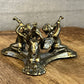 Vintage cherub angels playing trumpets figurine