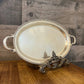 Vintage Ronson silverplated handled oval tray