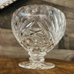 Vintage Gorham Crystal Cherrywood Clear pattern pedestal bowl