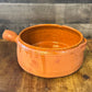 Vintage rustic style terracotta handled pan - dish