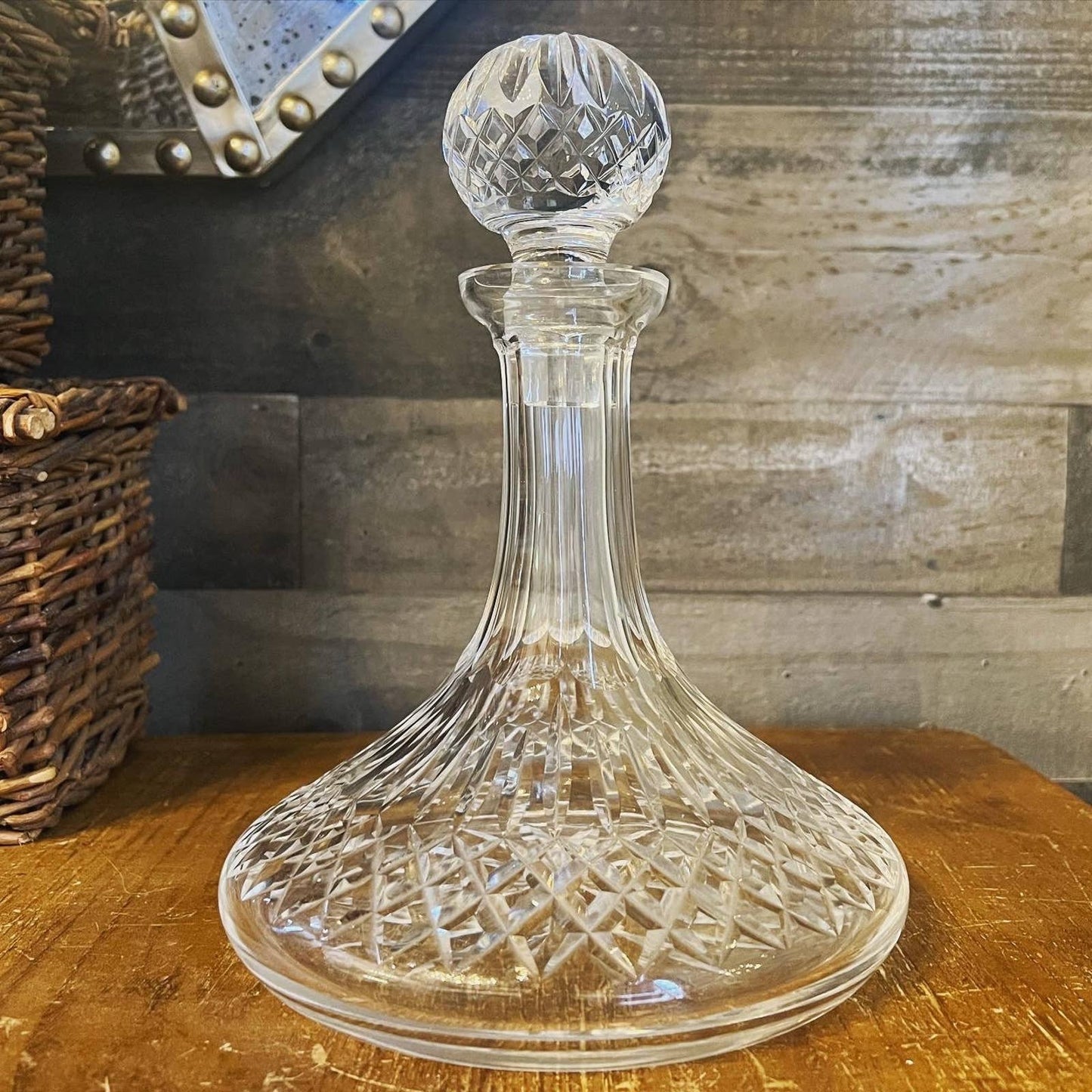 Waterford Lismore crystal decanter