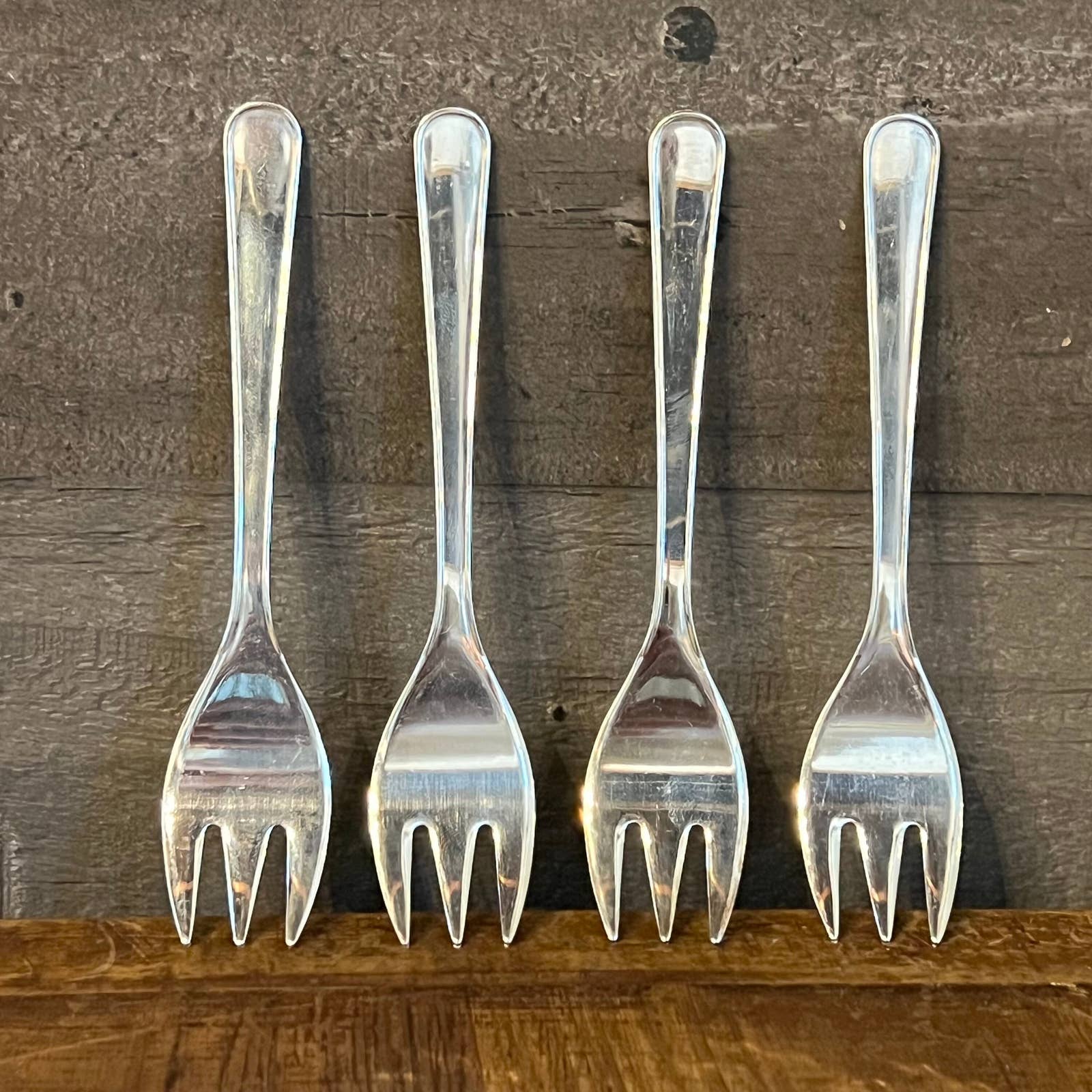 Vintage Leonard silver plate Italy petite forks - set of 4 – THE