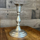 Vintage Royal M M Co solid pewter candlestick holder