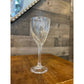 Vintage Lenox Debut pattern clear water goblet