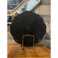 Large wooden style round platter - baroque tray - table centerpiece