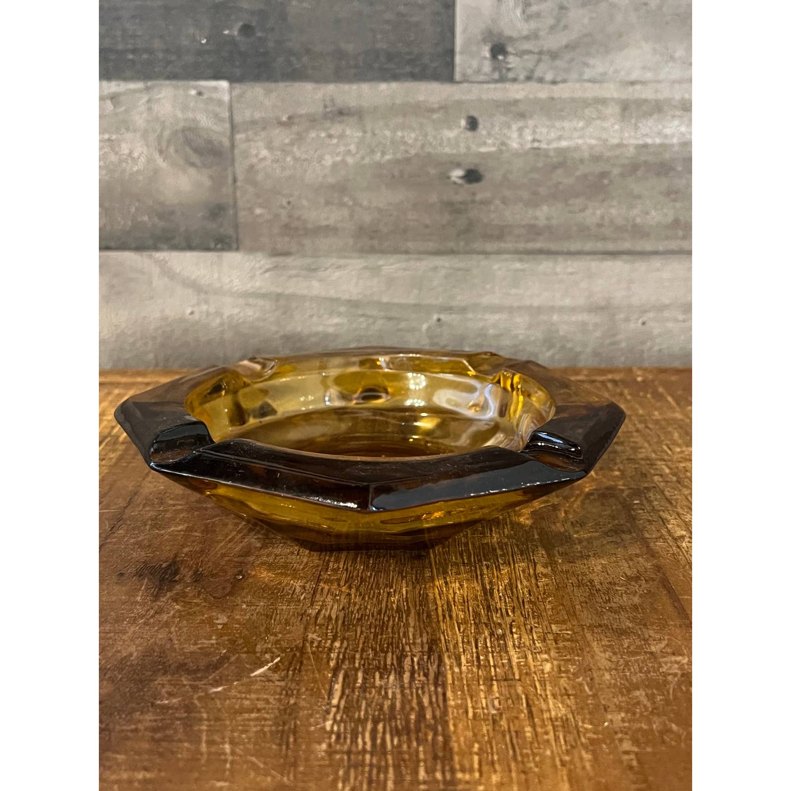 Vintage glass ashtray sold