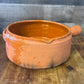 Vintage rustic style terracotta handled pan - dish