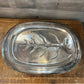 Reed & Barton vintage silverplated footed Mayflower leaf tray