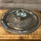 Vintage Silver Plated Chip and Dip Serving Platter - Serving Tray with Attached Bowl