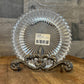 Mikasa crystal diamond fire wine coaster - trinket dish