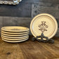 Pfaltzgraff Village pattern set of 7 small plates - salad plates