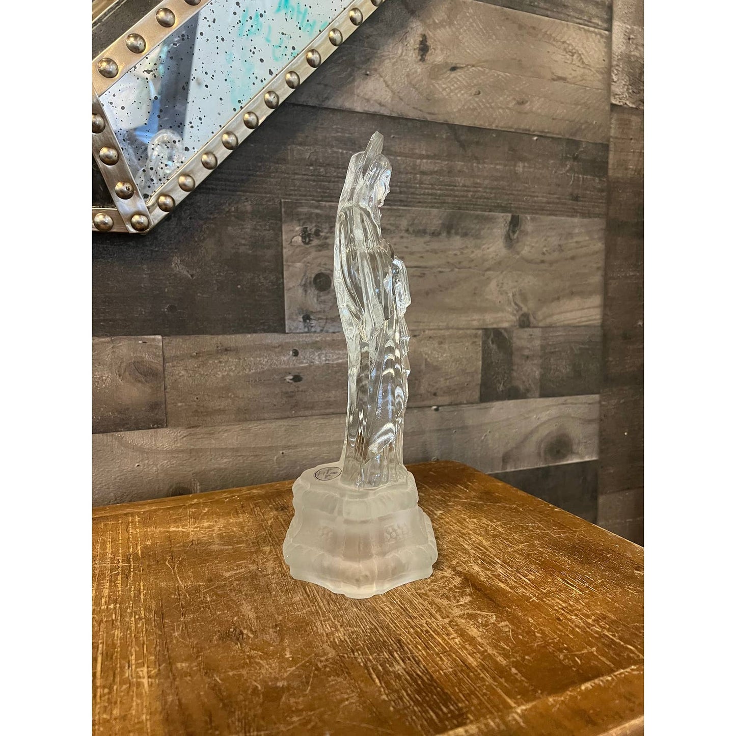 Imperial Estate Crystal Mary and baby Jesus statue figurine